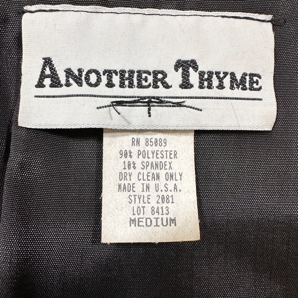 Vintage Another Thyme Black Velour Duster - Picture 5 of 5